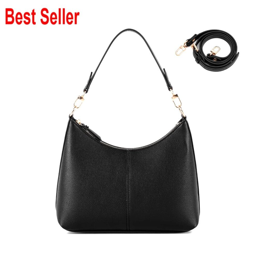 PU Leather Crossbody Bag with Adjustable Strap for Women